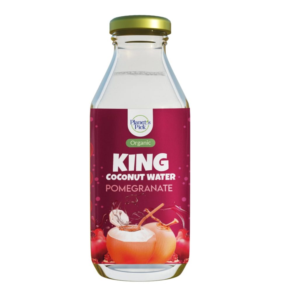 Organic King Coconut Water with Pomegranate Pick
