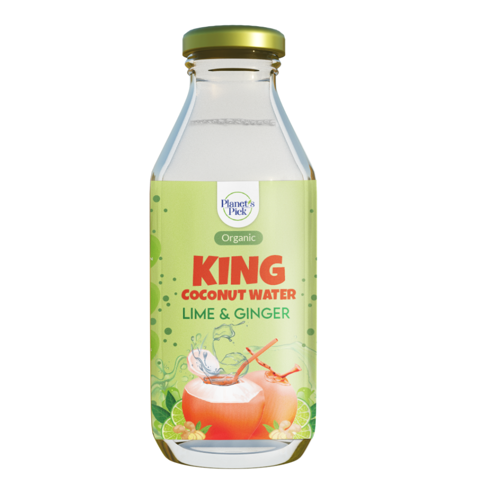 Organic King Coconut Water with Lime Pick